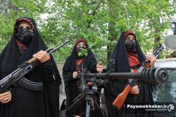 اجتماع بانوان و دختران جانفدای وطن در شیراز