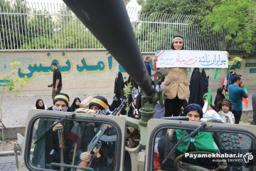 اجتماع بانوان و دختران جانفدای وطن در شیراز