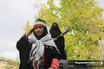 اجتماع بانوان و دختران جانفدای وطن در شیراز