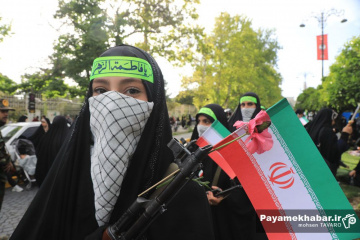 اجتماع بانوان و دختران جانفدای وطن در شیراز