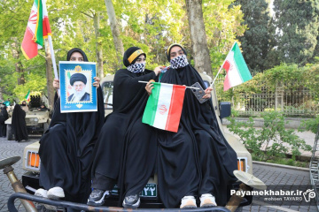 اجتماع بانوان و دختران جانفدای وطن در شیراز