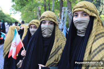 اجتماع بانوان و دختران جانفدای وطن در شیراز