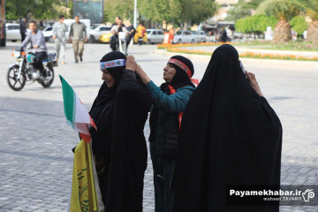 راهپیمایی بزرگ جان فدایان ایرانِ امام رضایی در شیراز