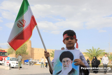 راهپیمایی بزرگ جان فدایان ایرانِ امام رضایی در شیراز