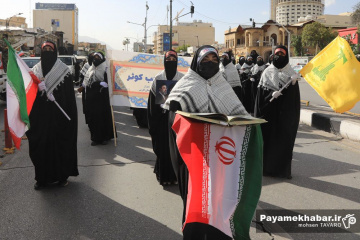 راهپیمایی بزرگ جان فدایان ایرانِ امام رضایی در شیراز