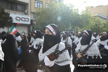 راهپیمایی بزرگ جان فدایان ایرانِ امام رضایی در شیراز