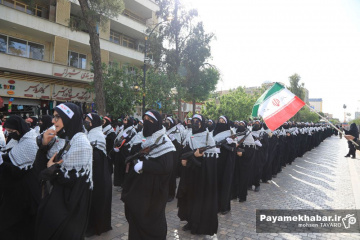راهپیمایی بزرگ جان فدایان ایرانِ امام رضایی در شیراز