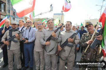 راهپیمایی بزرگ جان فدایان ایرانِ امام رضایی در شیراز