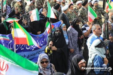 راهپیمایی بزرگ جان فدایان ایرانِ امام رضایی در شیراز