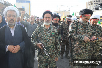 راهپیمایی بزرگ جان فدایان ایرانِ امام رضایی در شیراز