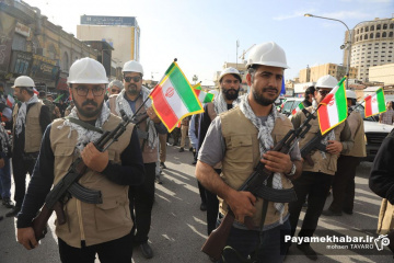 راهپیمایی بزرگ جان فدایان ایرانِ امام رضایی در شیراز