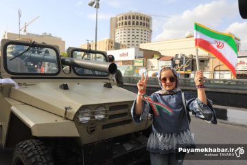 راهپیمایی بزرگ جان فدایان ایرانِ امام رضایی در شیراز