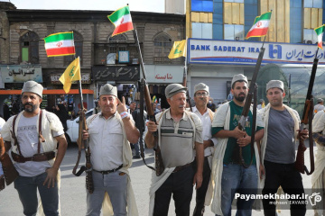 راهپیمایی بزرگ جان فدایان ایرانِ امام رضایی در شیراز