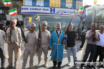 راهپیمایی بزرگ جان فدایان ایرانِ امام رضایی در شیراز