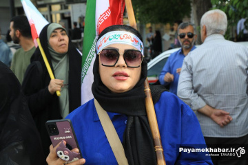 راهپیمایی بزرگ جان فدایان ایرانِ امام رضایی در شیراز