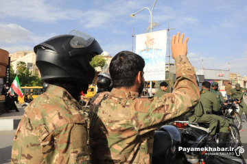راهپیمایی بزرگ جان فدایان ایرانِ امام رضایی در شیراز