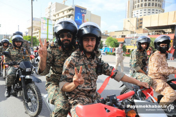 راهپیمایی بزرگ جان فدایان ایرانِ امام رضایی در شیراز