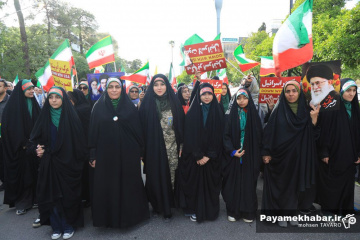 راهپیمایی بزرگ جان فدایان ایرانِ امام رضایی در شیراز