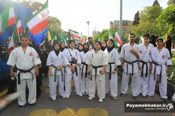 راهپیمایی بزرگ جان فدایان ایرانِ امام رضایی در شیراز