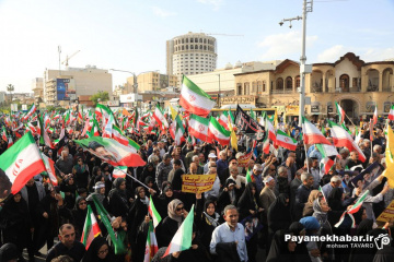 راهپیمایی بزرگ جان فدایان ایرانِ امام رضایی در شیراز