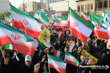 راهپیمایی بزرگ جان فدایان ایرانِ امام رضایی در شیراز