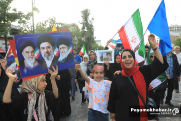 راهپیمایی بزرگ جان فدایان ایرانِ امام رضایی در شیراز