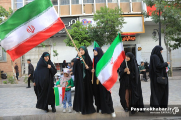 راهپیمایی بزرگ جان فدایان ایرانِ امام رضایی در شیراز