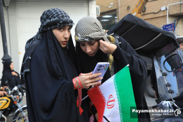 راهپیمایی بزرگ جان فدایان ایرانِ امام رضایی در شیراز