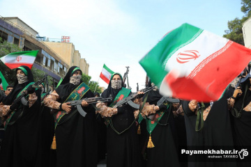 راهپیمایی بزرگ جان فدایان ایرانِ امام رضایی در شیراز