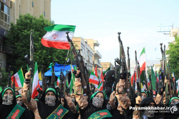 راهپیمایی بزرگ جان فدایان ایرانِ امام رضایی در شیراز