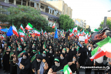 راهپیمایی بزرگ جان فدایان ایرانِ امام رضایی در شیراز