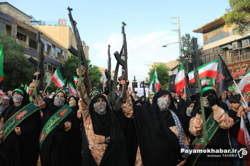 راهپیمایی بزرگ جان فدایان ایرانِ امام رضایی در شیراز