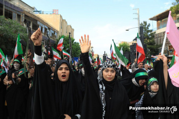 راهپیمایی بزرگ جان فدایان ایرانِ امام رضایی در شیراز