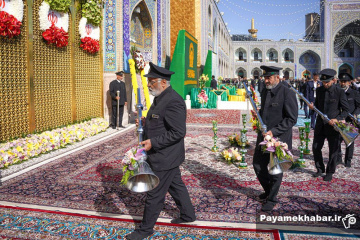 نقاره نوازی روز ولادت امام رضا (ع)