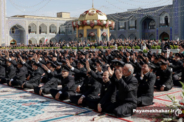 نقاره نوازی روز ولادت امام رضا (ع)
