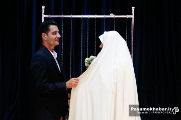 ازدواج دسته جمعی ۱۰۰ زوج جوان در شیراز