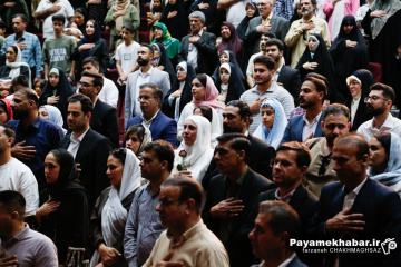 ازدواج دسته جمعی ۱۰۰ زوج جوان در شیراز