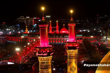 حال و هوای عزاداری دهه اول محرم در کربلای معلی - بین الحرمین