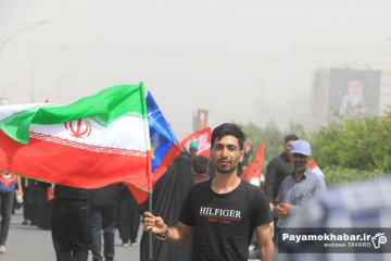 مراسم وداع با رهبر شهید و خانواده شهید ایشان در قم