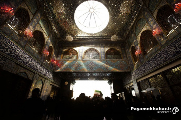 تشییع پیکر رهبر شهید و خانواده ایشان در کربلای معلی