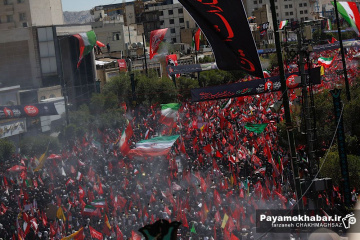 مراسم وداع با رهبر شهید و خانواده شهید ایشان در مشهد مقدس