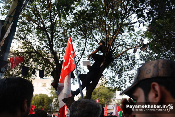 مراسم وداع با رهبر شهید و خانواده شهید ایشان در مشهد مقدس