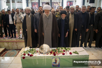 مراسم تشییع پیکر خلبان شهید مجید کاظمی