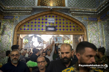مراسم تشییع پیکر خلبان شهید مجید کاظمی