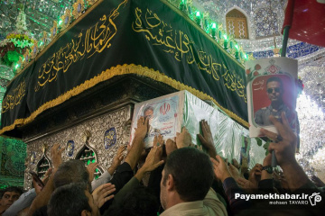 مراسم تشییع پیکر خلبان شهید مجید کاظمی