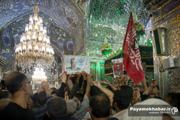 مراسم تشییع پیکر خلبان شهید مجید کاظمی