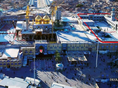 ساخت صحن امام محمد باقر (ع) در کاظمین توسط مردم شیراز