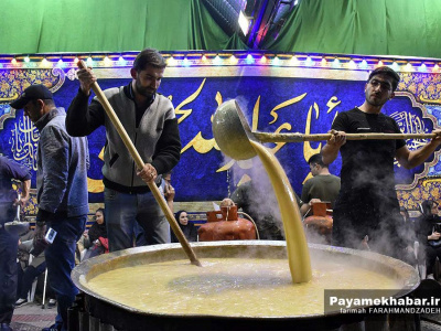 گزارش تصویری| مراسم اعیاد شعبانیه و آیین پخت سنتی سمنو‎
