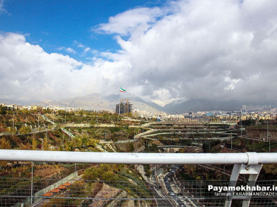 گزارش تصویری| پل معلق پارک «نهج البلاغه» در تهران