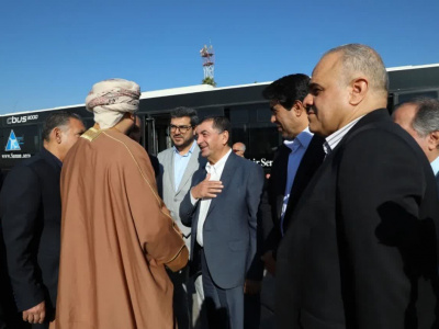 وزیر تجارت، صنعت و توسعه سرمایه گذاری کشور عمان وارد شیراز شد